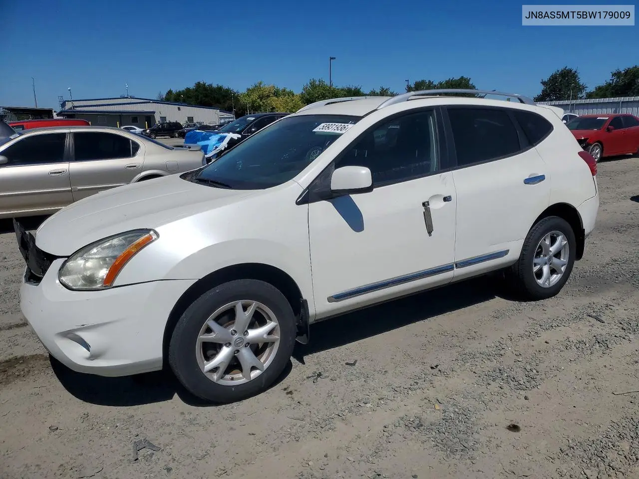 JN8AS5MT5BW179009 2011 Nissan Rogue S