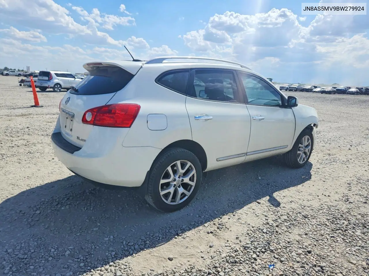 2011 Nissan Rogue S VIN: JN8AS5MV9BW279924 Lot: 61679406