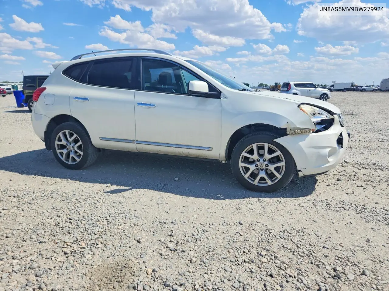 2011 Nissan Rogue S VIN: JN8AS5MV9BW279924 Lot: 61679406