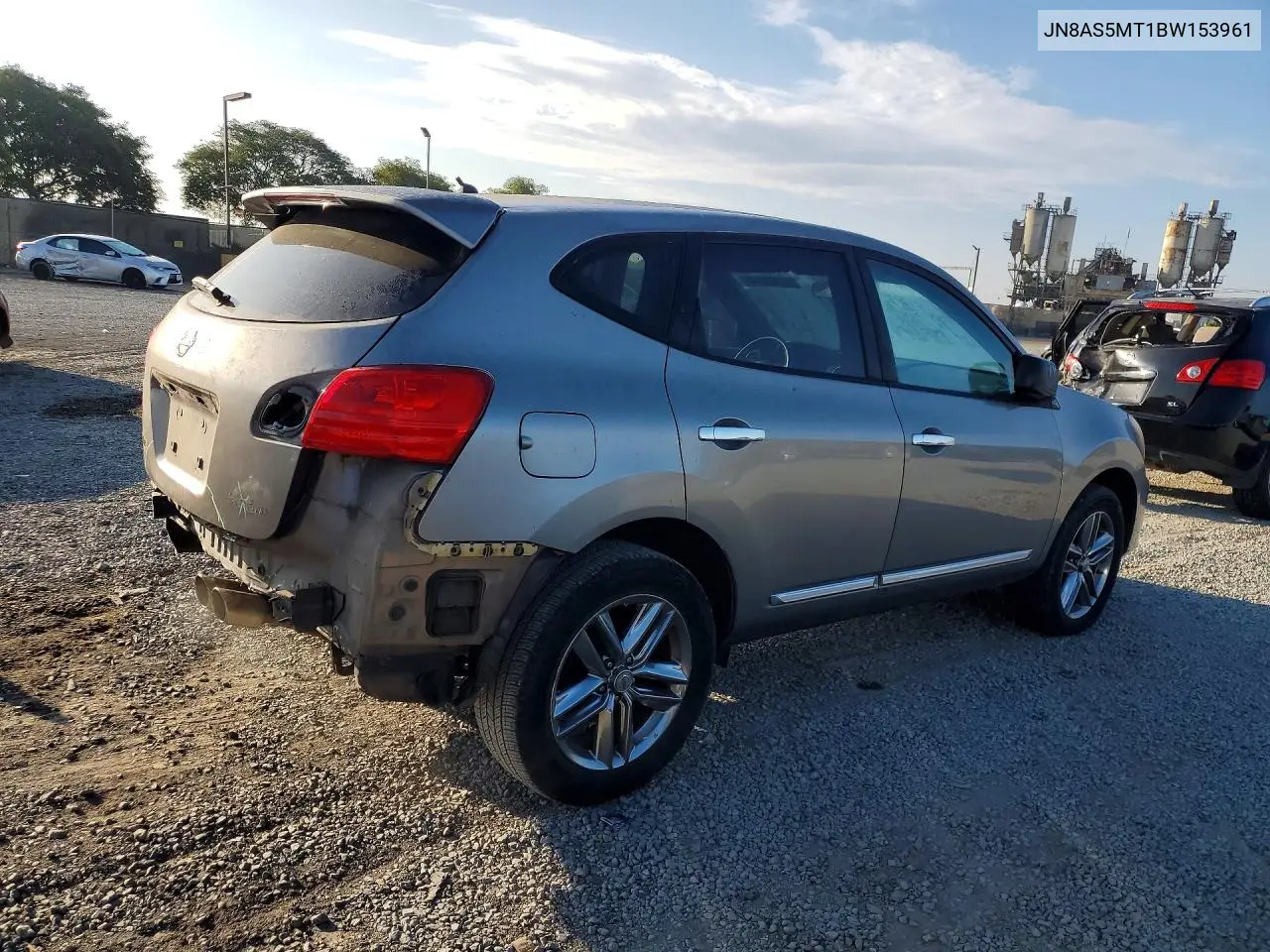 2011 Nissan Rogue S VIN: JN8AS5MT1BW153961 Lot: 61900416