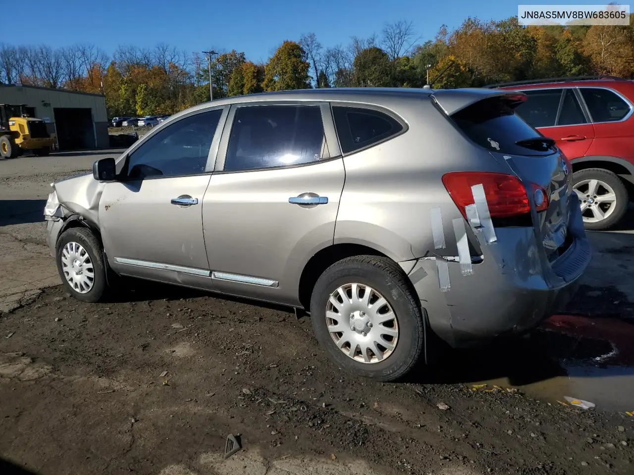 JN8AS5MV8BW683605 2011 Nissan Rogue S
