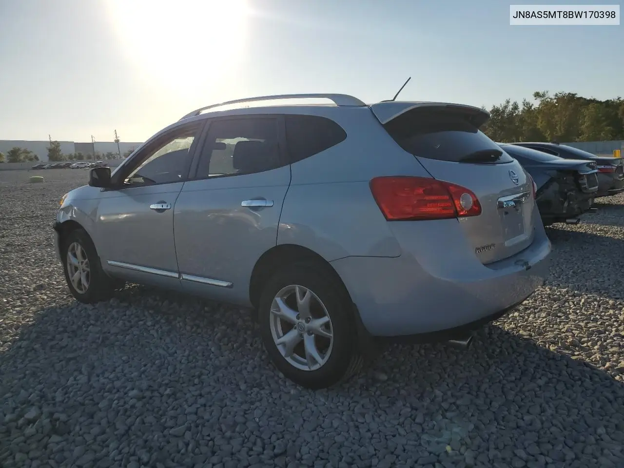 JN8AS5MT8BW170398 2011 Nissan Rogue S
