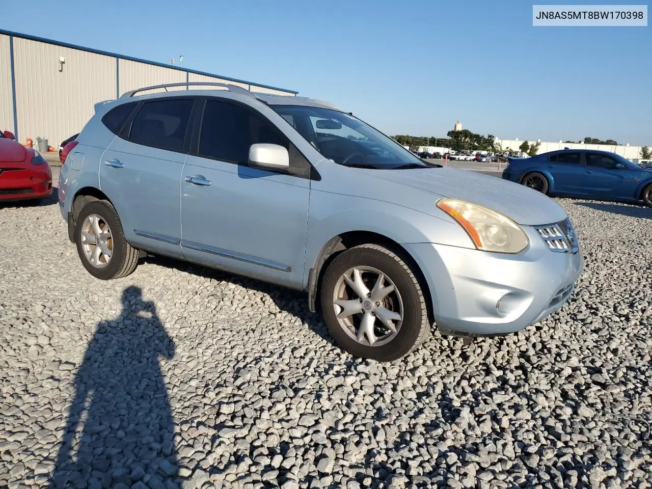 JN8AS5MT8BW170398 2011 Nissan Rogue S