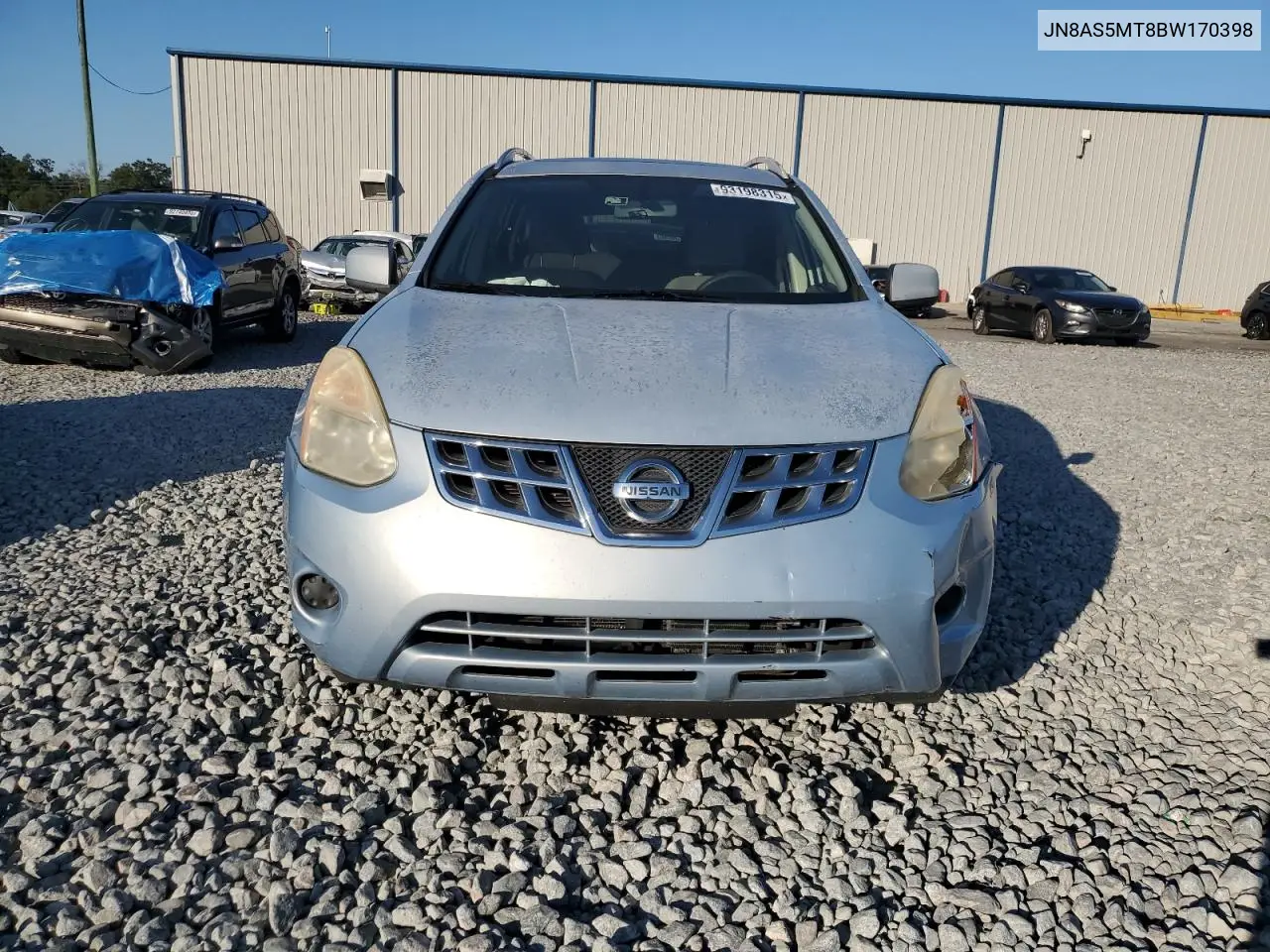 JN8AS5MT8BW170398 2011 Nissan Rogue S