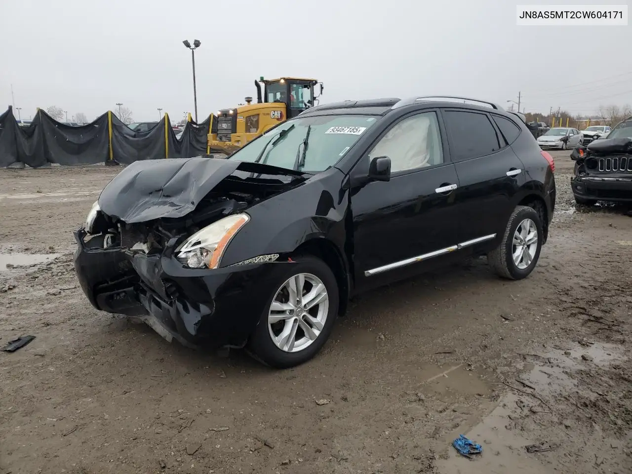 JN8AS5MT2CW604171 2012 Nissan Rogue S