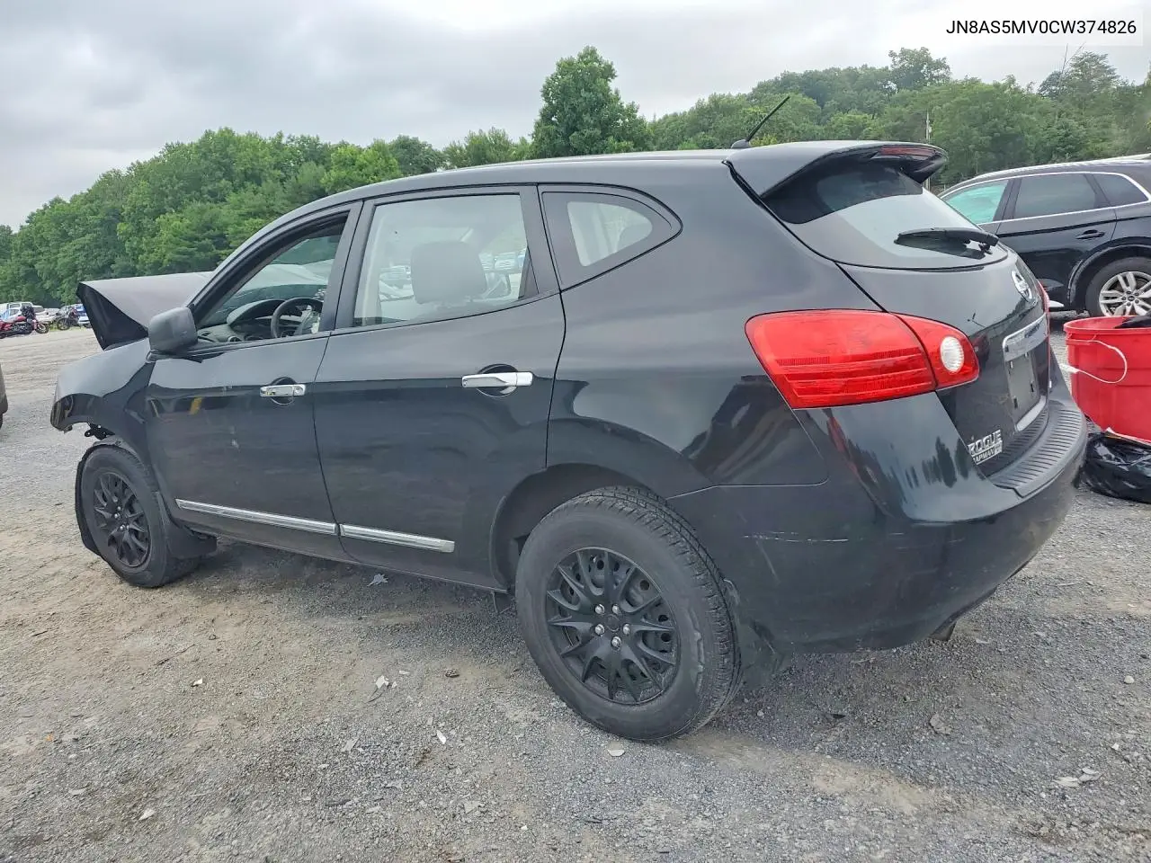 2012 Nissan Rogue S VIN: JN8AS5MV0CW374826 Lot: 59954786