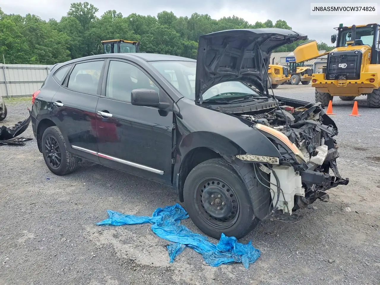 2012 Nissan Rogue S VIN: JN8AS5MV0CW374826 Lot: 59954786