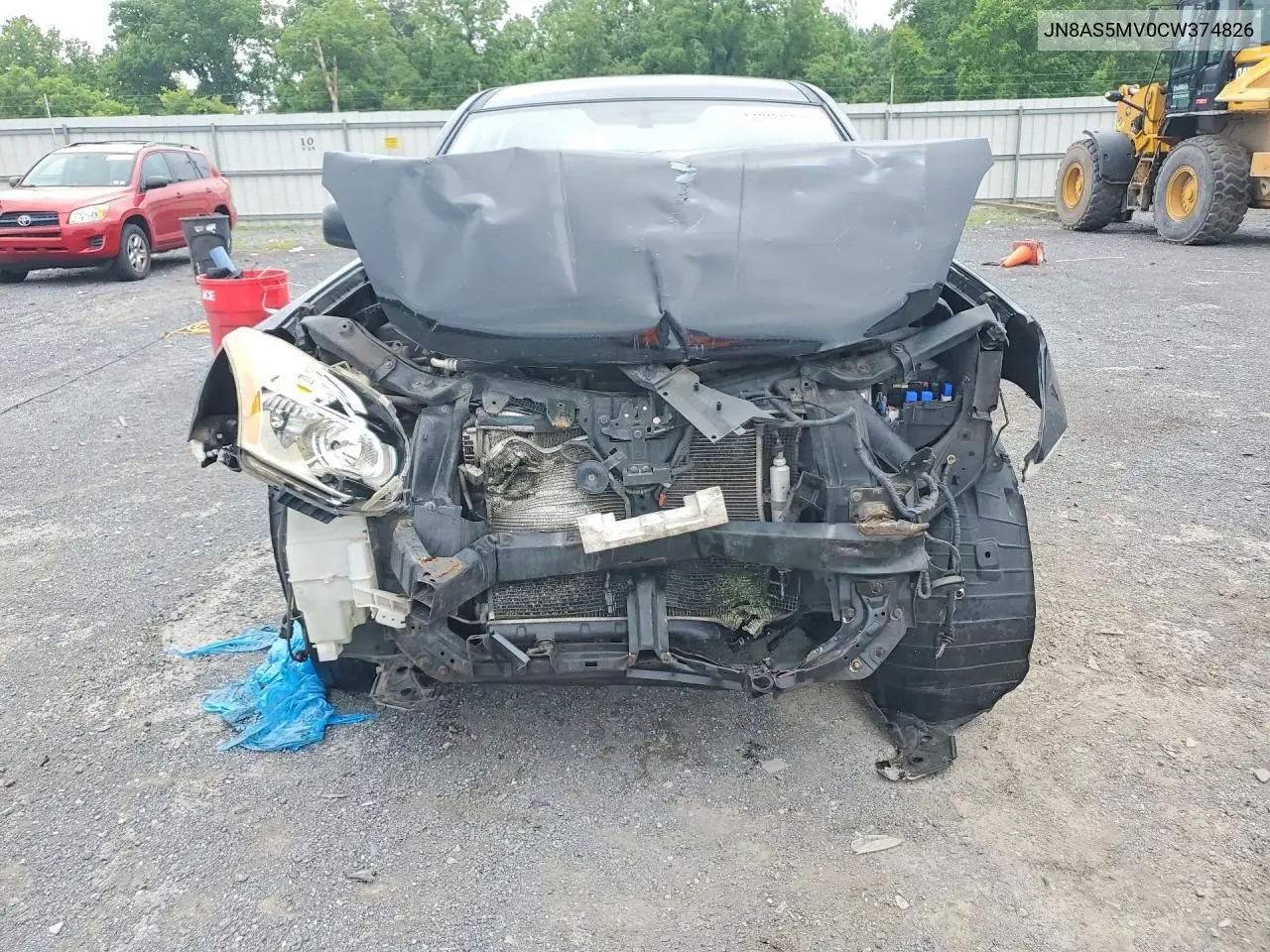 2012 Nissan Rogue S VIN: JN8AS5MV0CW374826 Lot: 59954786