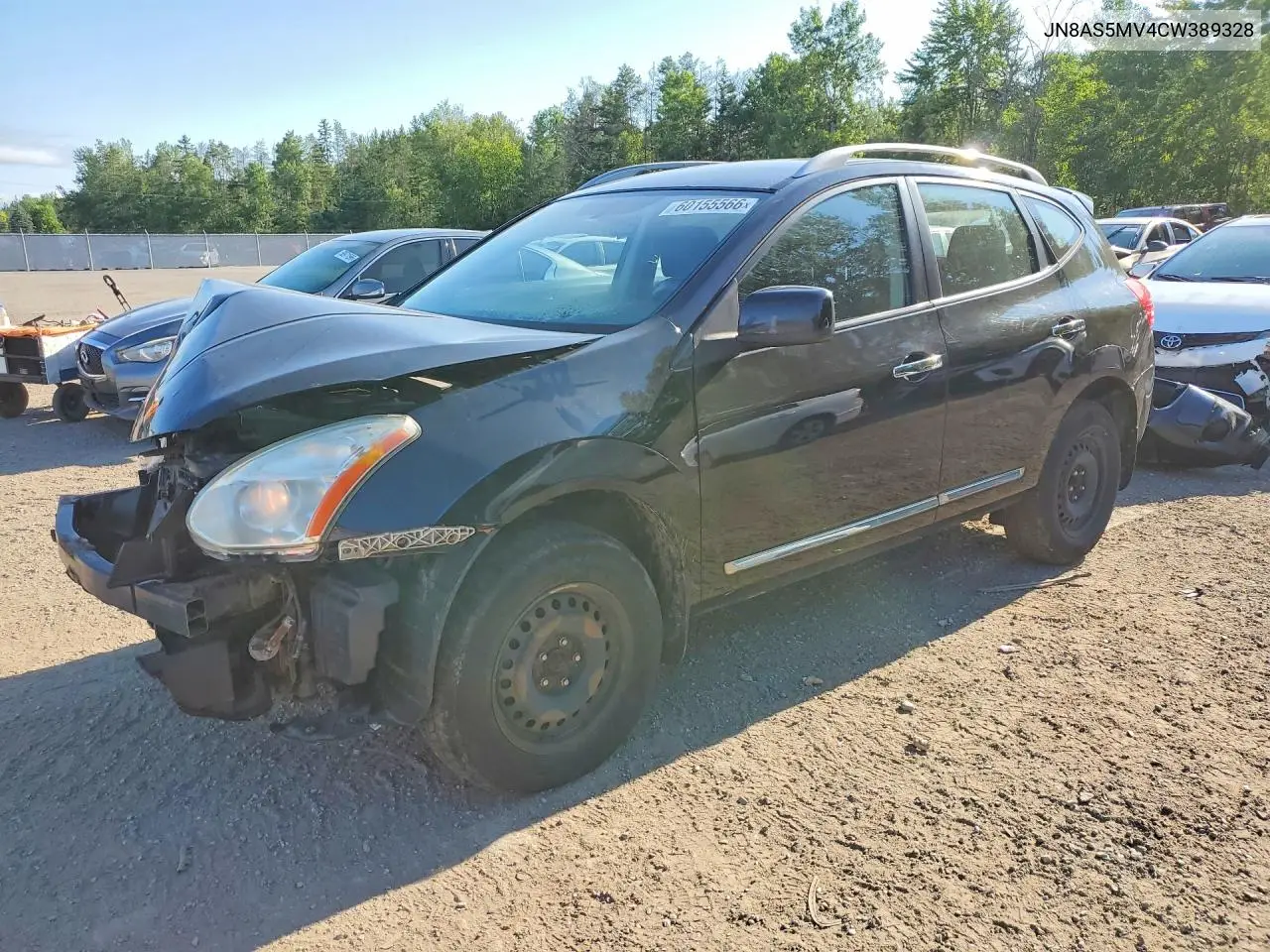 2012 Nissan Rogue S VIN: JN8AS5MV4CW389328 Lot: 60155566