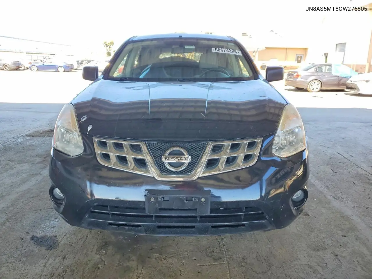 2012 Nissan Rogue S VIN: JN8AS5MT8CW276805 Lot: 60674286