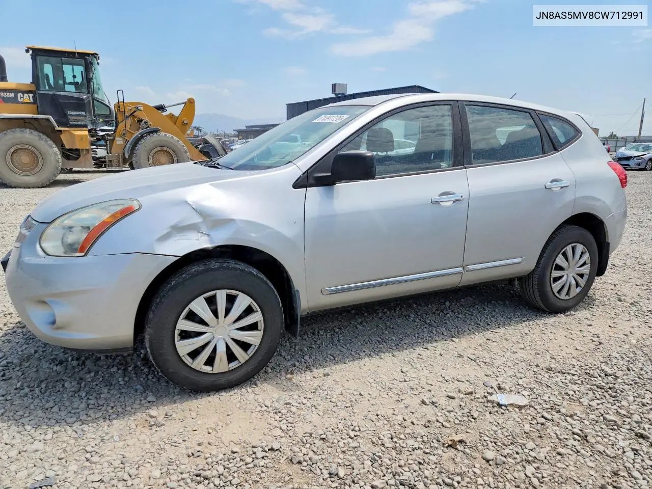 2012 Nissan Rogue S VIN: JN8AS5MV8CW712991 Lot: 61091726