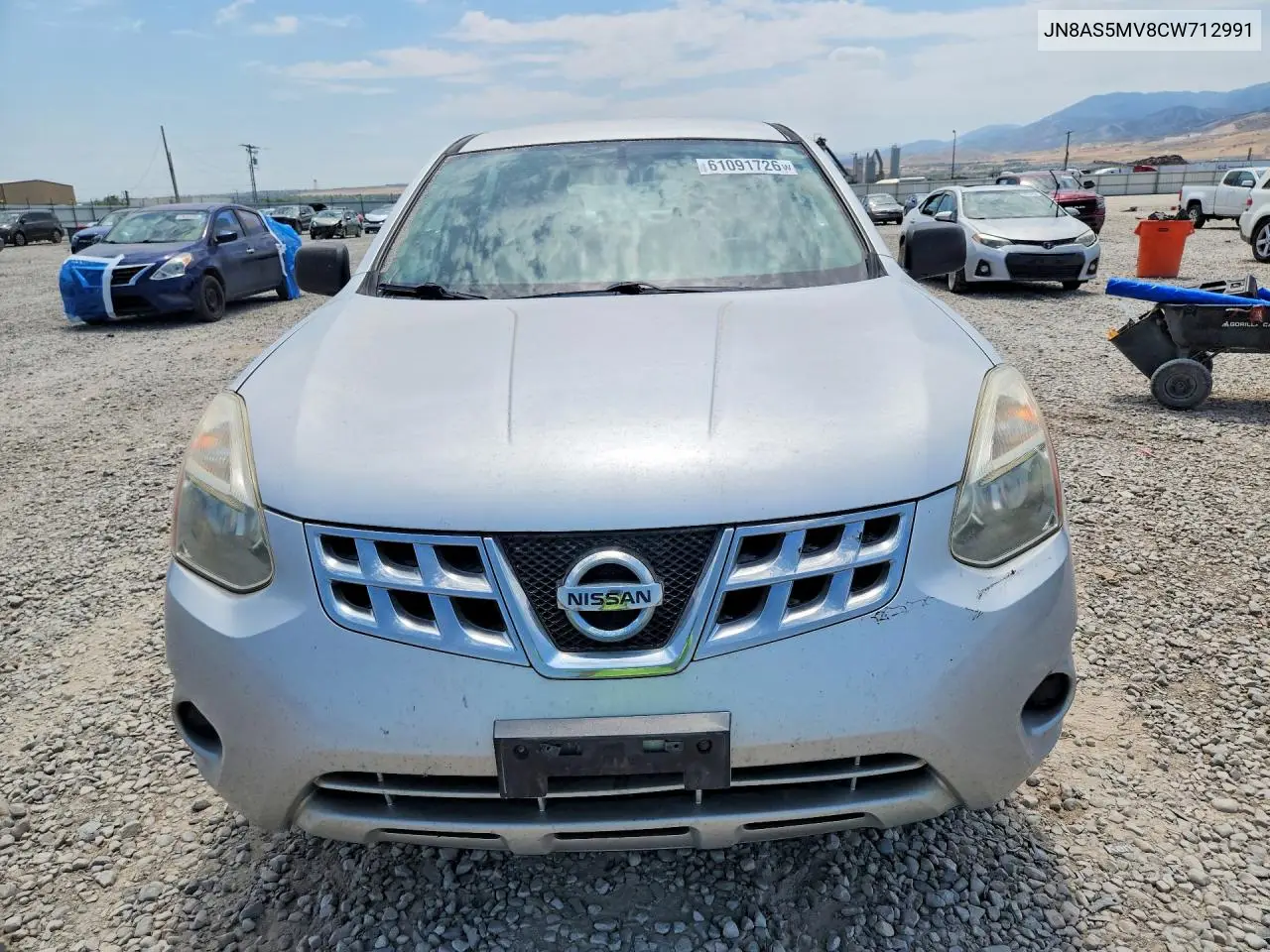 2012 Nissan Rogue S VIN: JN8AS5MV8CW712991 Lot: 61091726