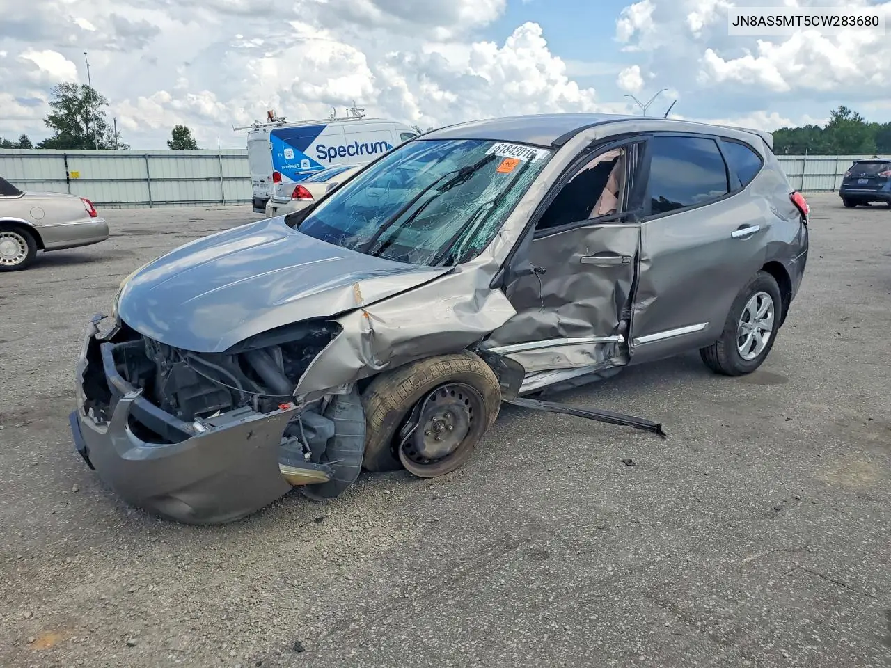 2012 Nissan Rogue S VIN: JN8AS5MT5CW283680 Lot: 61842016