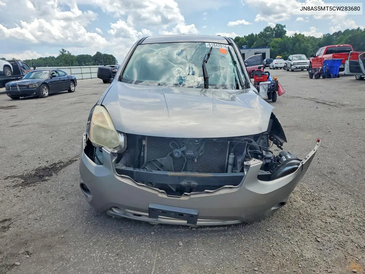 2012 Nissan Rogue S VIN: JN8AS5MT5CW283680 Lot: 61842016
