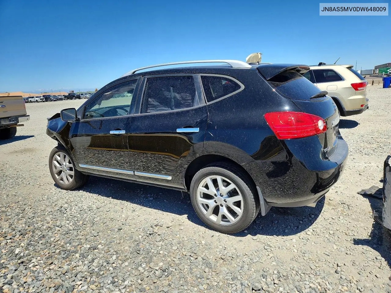 2013 Nissan Rogue S VIN: JN8AS5MV0DW648009 Lot: 56852896