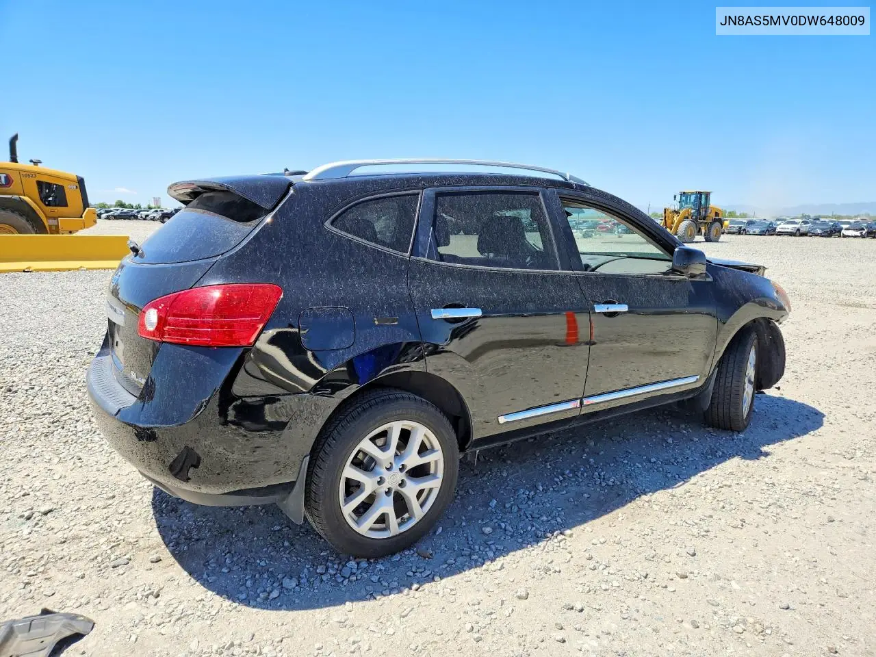 2013 Nissan Rogue S VIN: JN8AS5MV0DW648009 Lot: 56852896