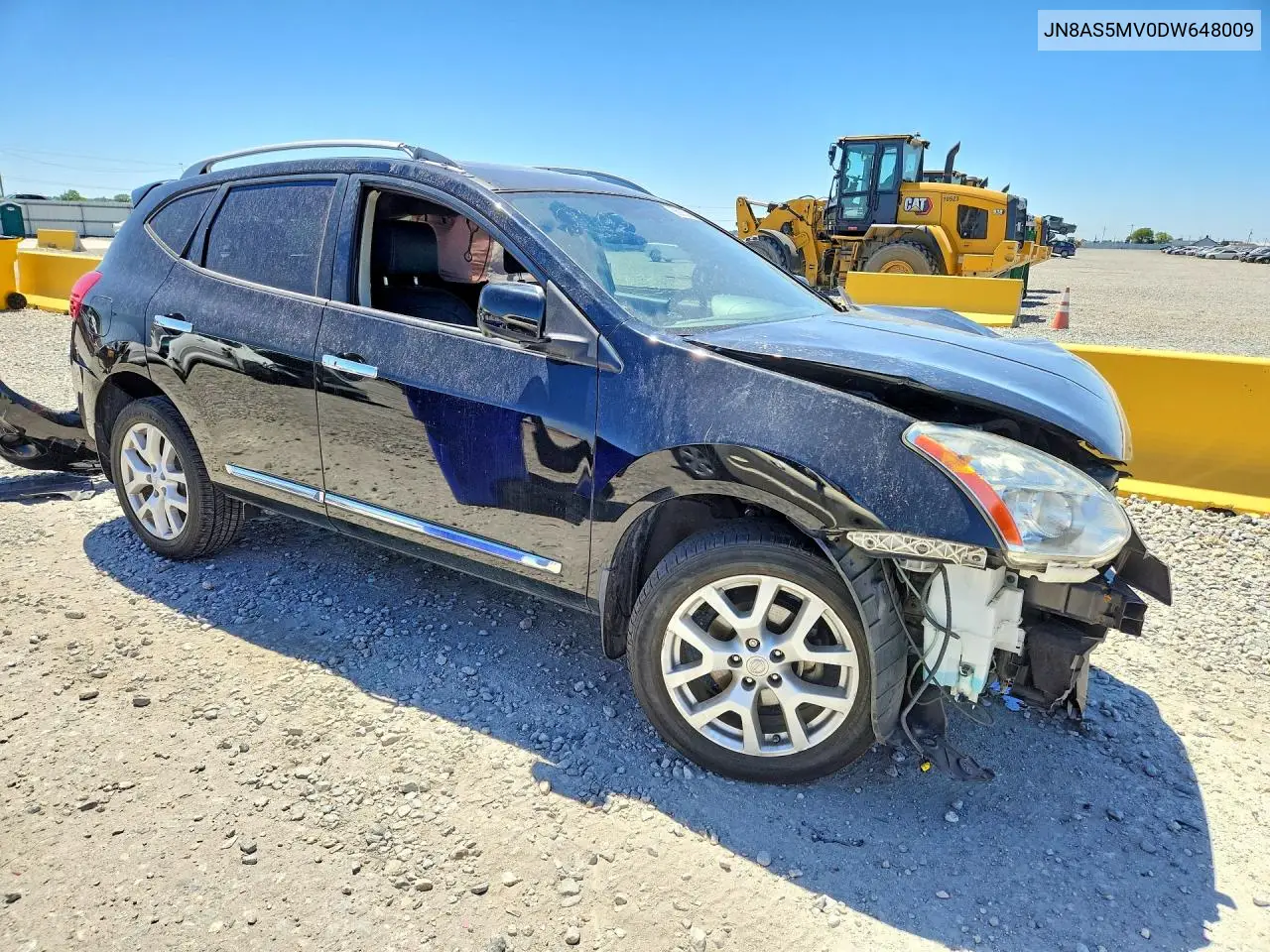 2013 Nissan Rogue S VIN: JN8AS5MV0DW648009 Lot: 56852896