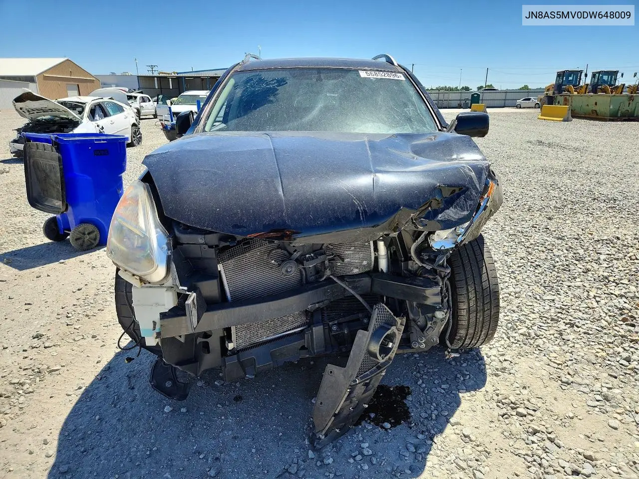2013 Nissan Rogue S VIN: JN8AS5MV0DW648009 Lot: 56852896