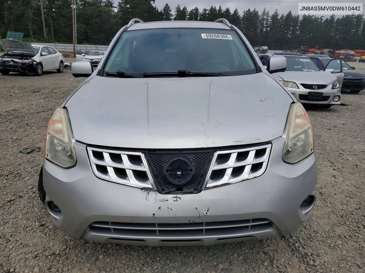 JN8AS5MV0DW610442 2013 Nissan Rogue S