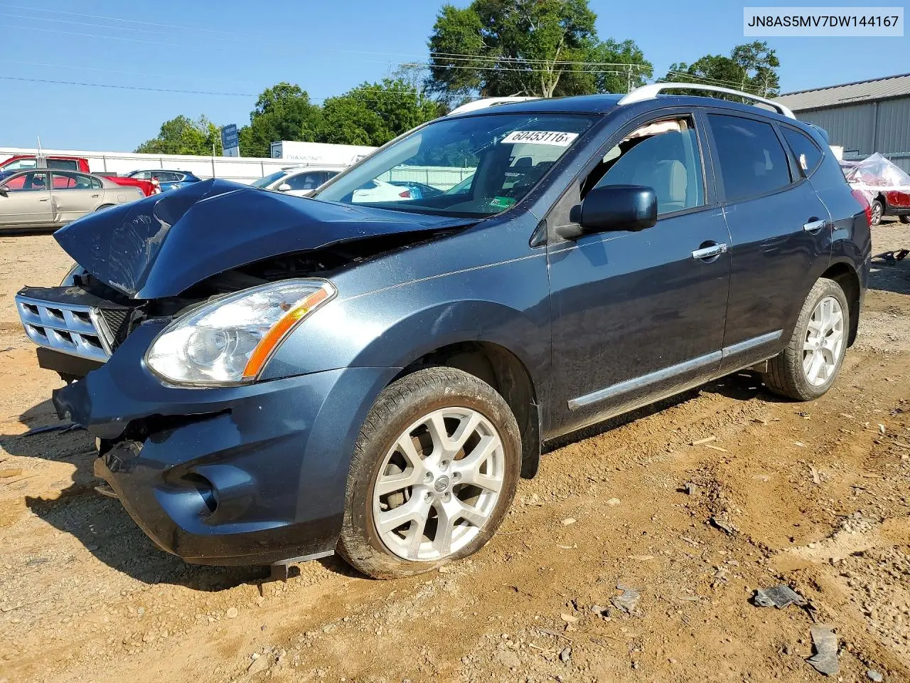 2013 Nissan Rogue S VIN: JN8AS5MV7DW144167 Lot: 60453116