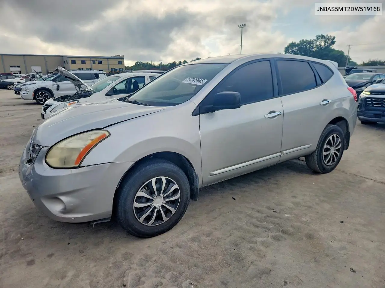 2013 Nissan Rogue S VIN: JN8AS5MT2DW519168 Lot: 61046946