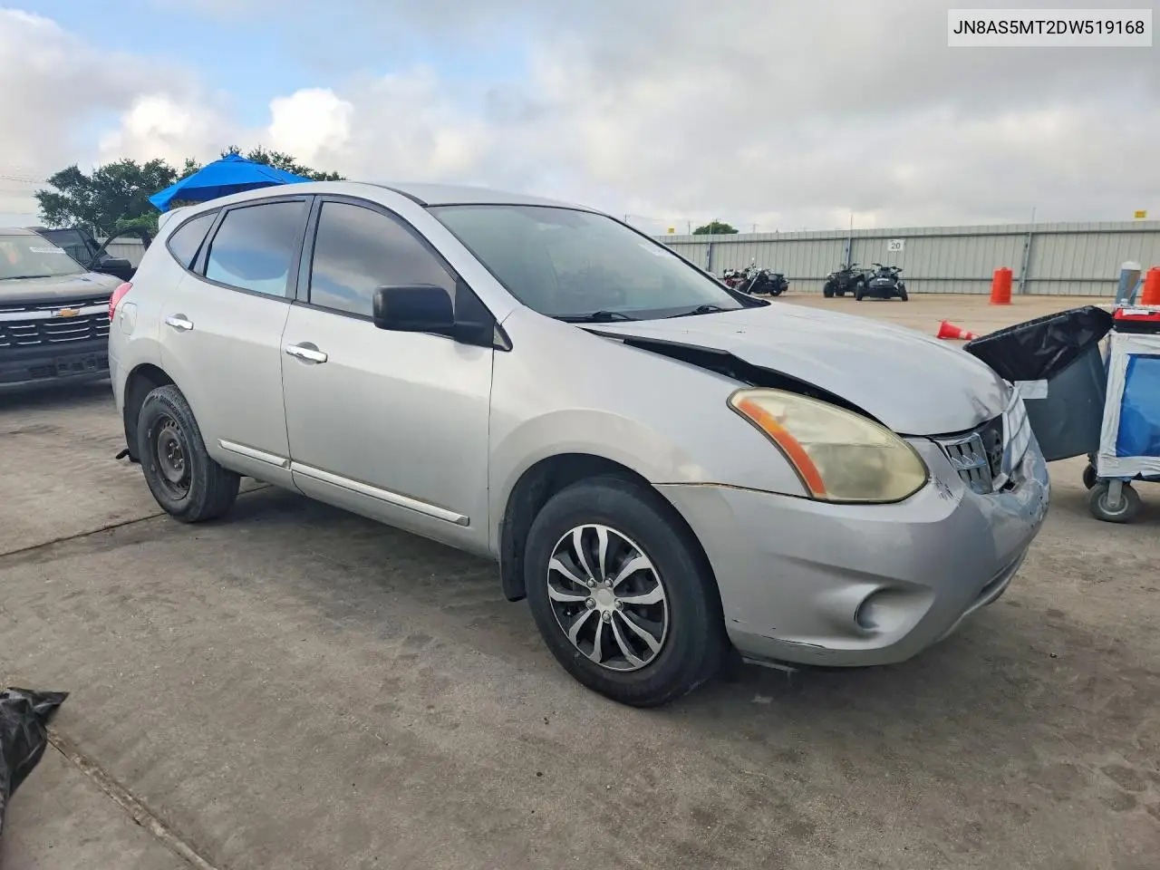 2013 Nissan Rogue S VIN: JN8AS5MT2DW519168 Lot: 61046946