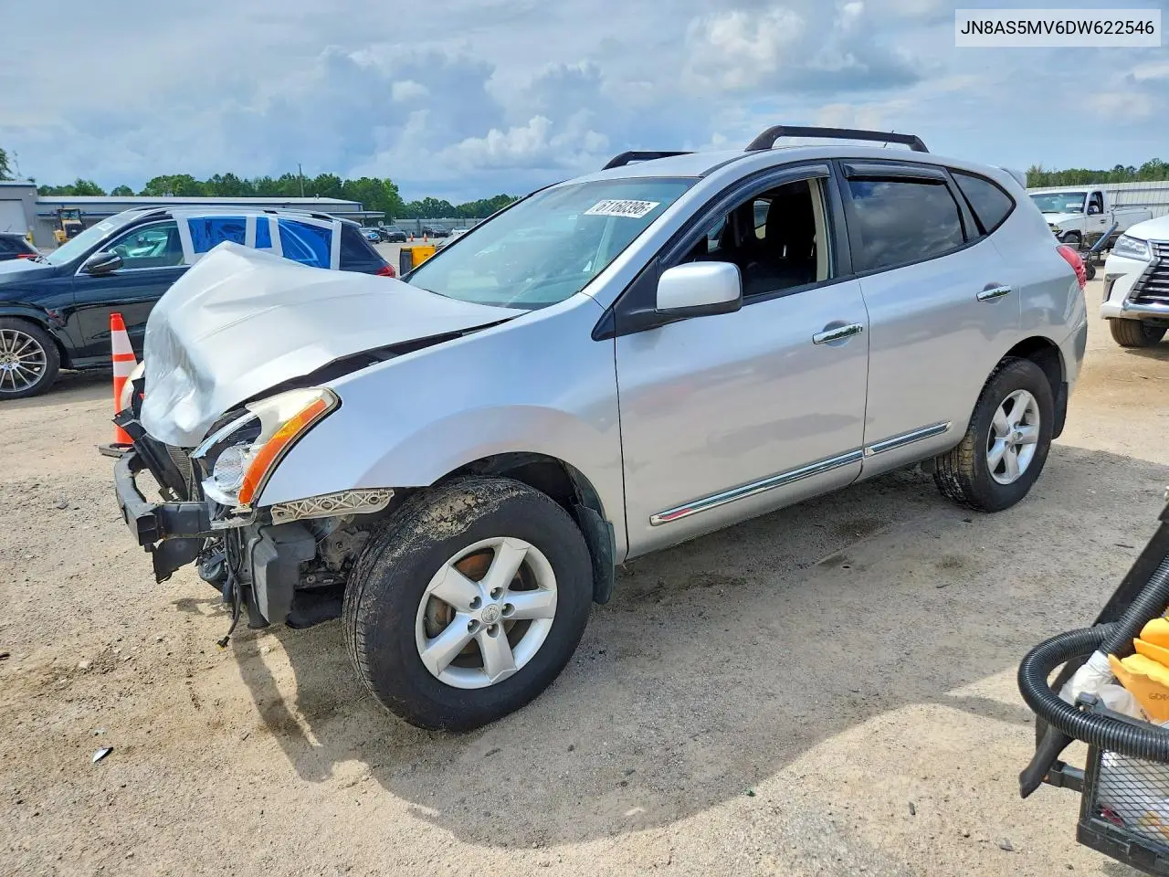 2013 Nissan Rogue S VIN: JN8AS5MV6DW622546 Lot: 61160396