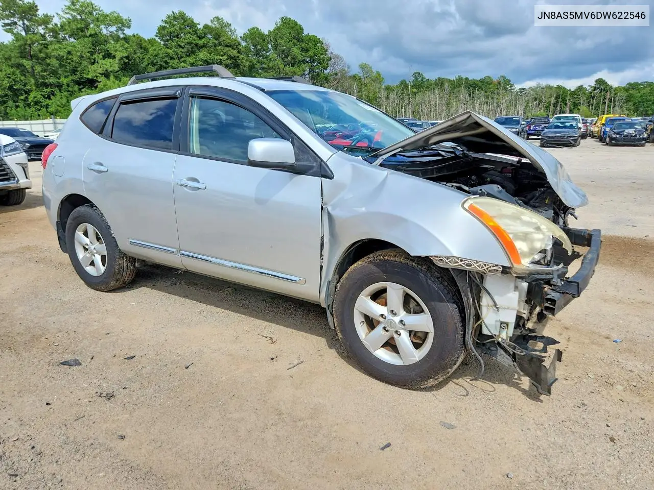 2013 Nissan Rogue S VIN: JN8AS5MV6DW622546 Lot: 61160396