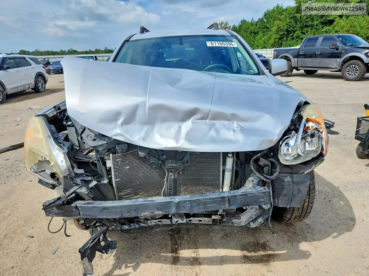 2013 Nissan Rogue S VIN: JN8AS5MV6DW622546 Lot: 61160396