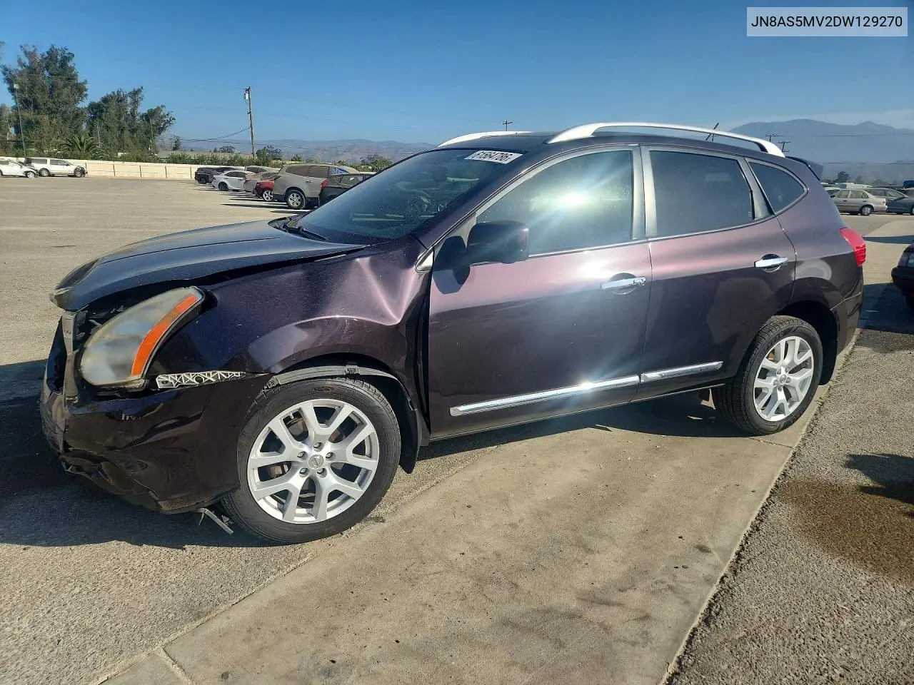 2013 Nissan Rogue S VIN: JN8AS5MV2DW129270 Lot: 61564786