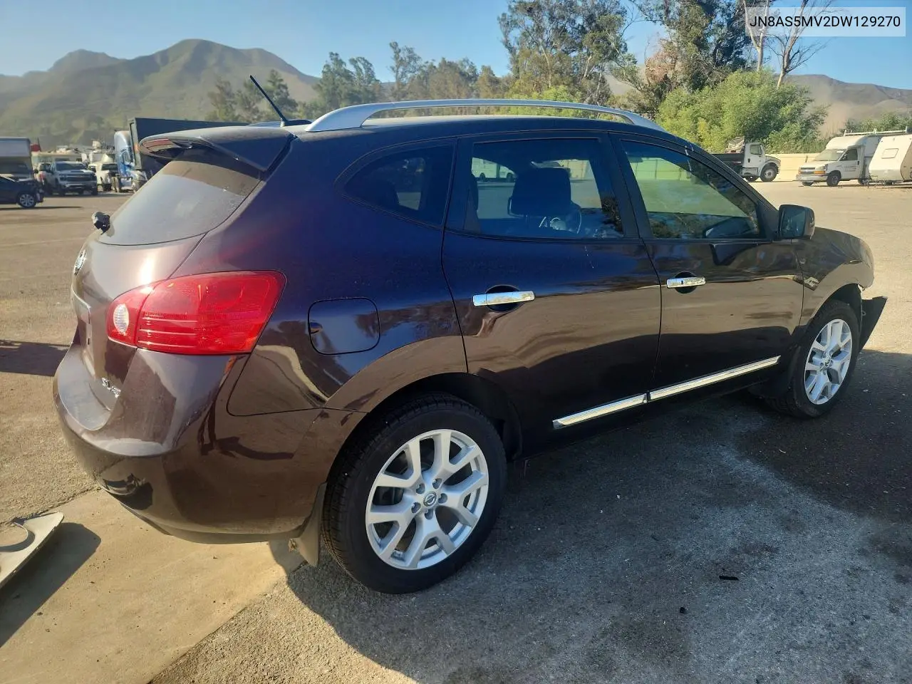 2013 Nissan Rogue S VIN: JN8AS5MV2DW129270 Lot: 61564786