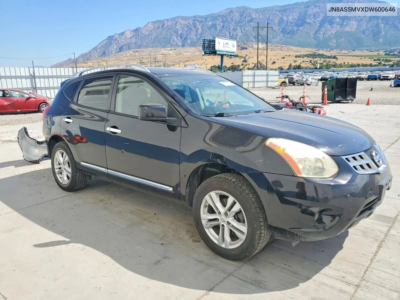2013 Nissan Rogue S VIN: JN8AS5MVXDW600646 Lot: 61597286