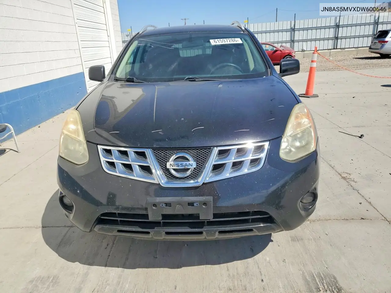 2013 Nissan Rogue S VIN: JN8AS5MVXDW600646 Lot: 61597286