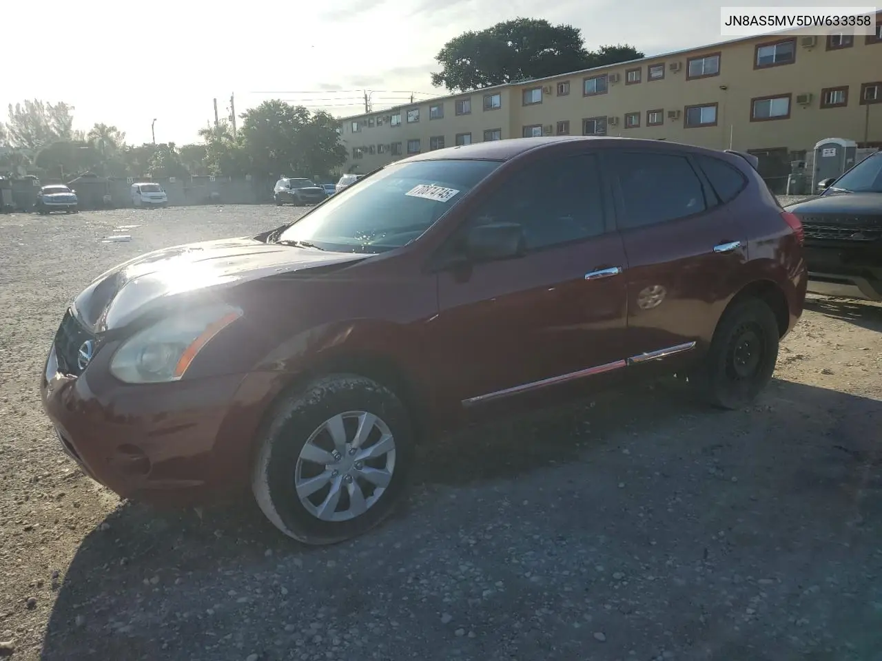JN8AS5MV5DW633358 2013 Nissan Rogue S