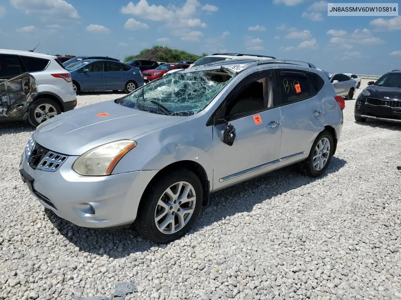 2013 Nissan Rogue S VIN: JN8AS5MV6DW105814 Lot: 78883684