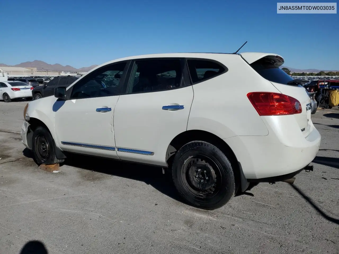 JN8AS5MT0DW003035 2013 Nissan Rogue S