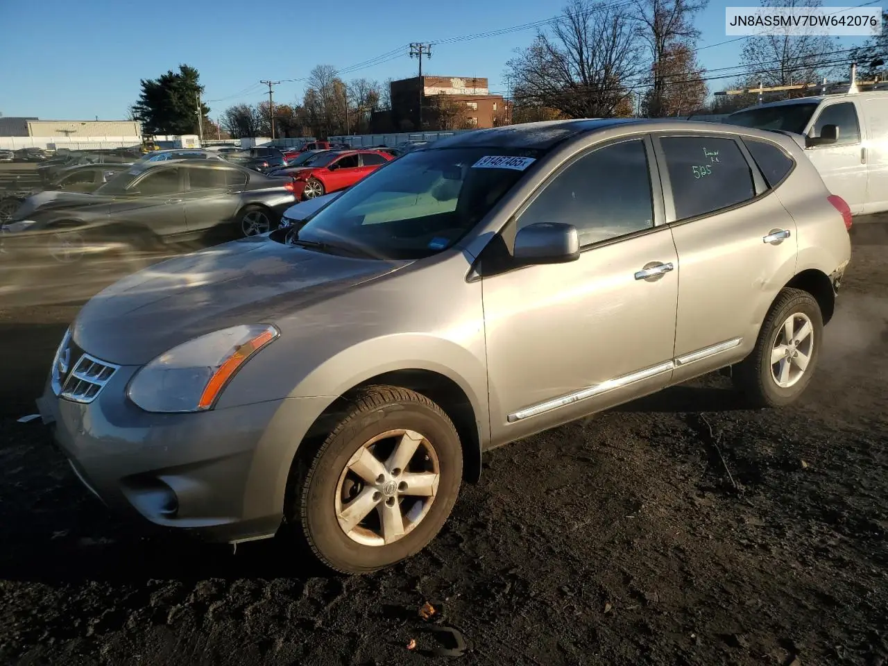 JN8AS5MV7DW642076 2013 Nissan Rogue S
