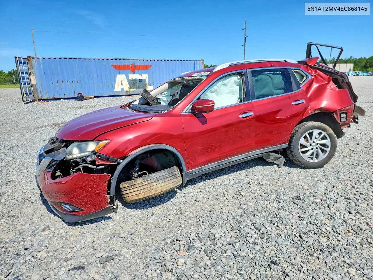 2014 Nissan Rogue Sl VIN: 5N1AT2MV4EC868145 Lot: 56280226