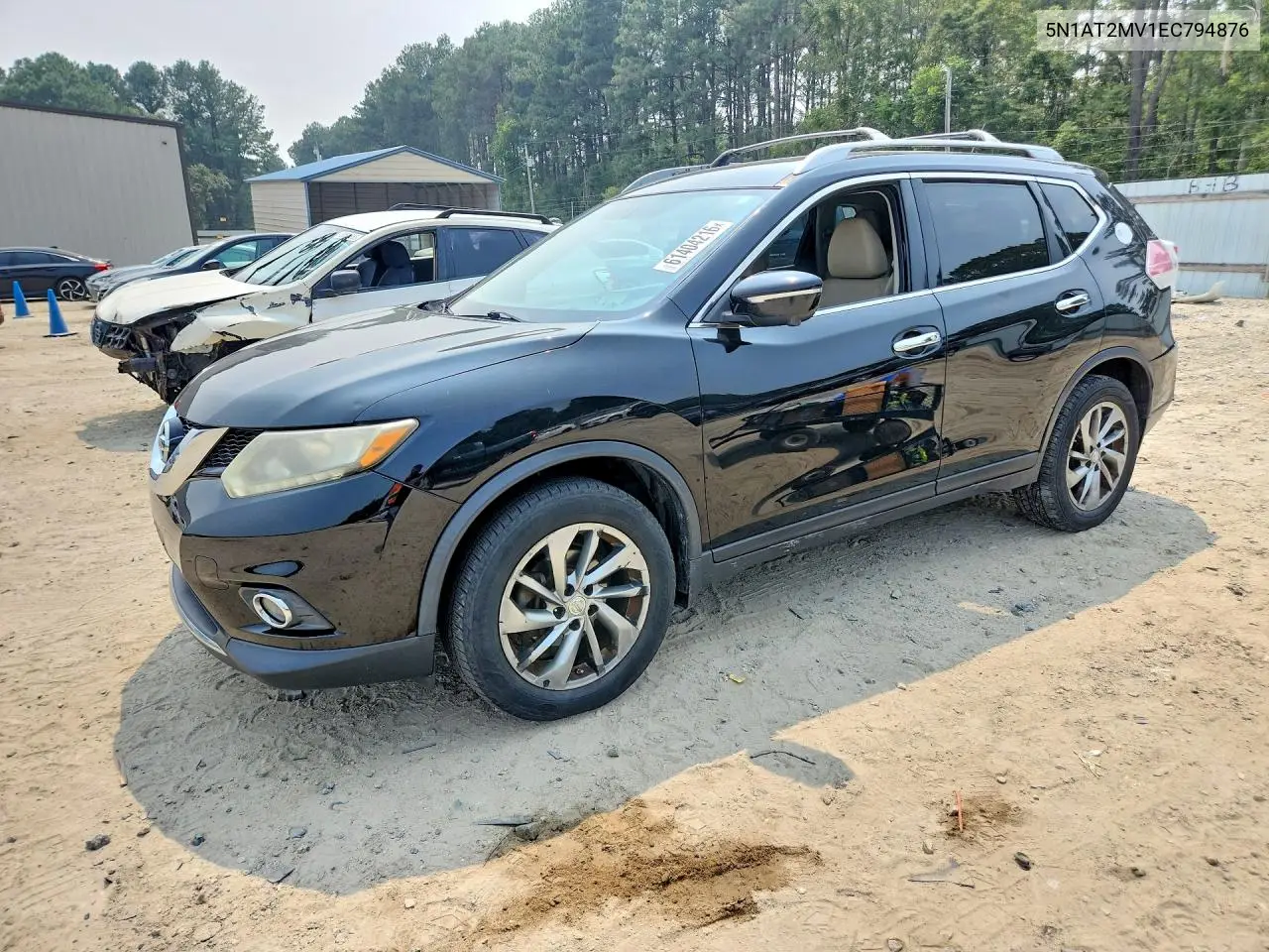 2014 Nissan Rogue Sl VIN: 5N1AT2MV1EC794876 Lot: 61404216