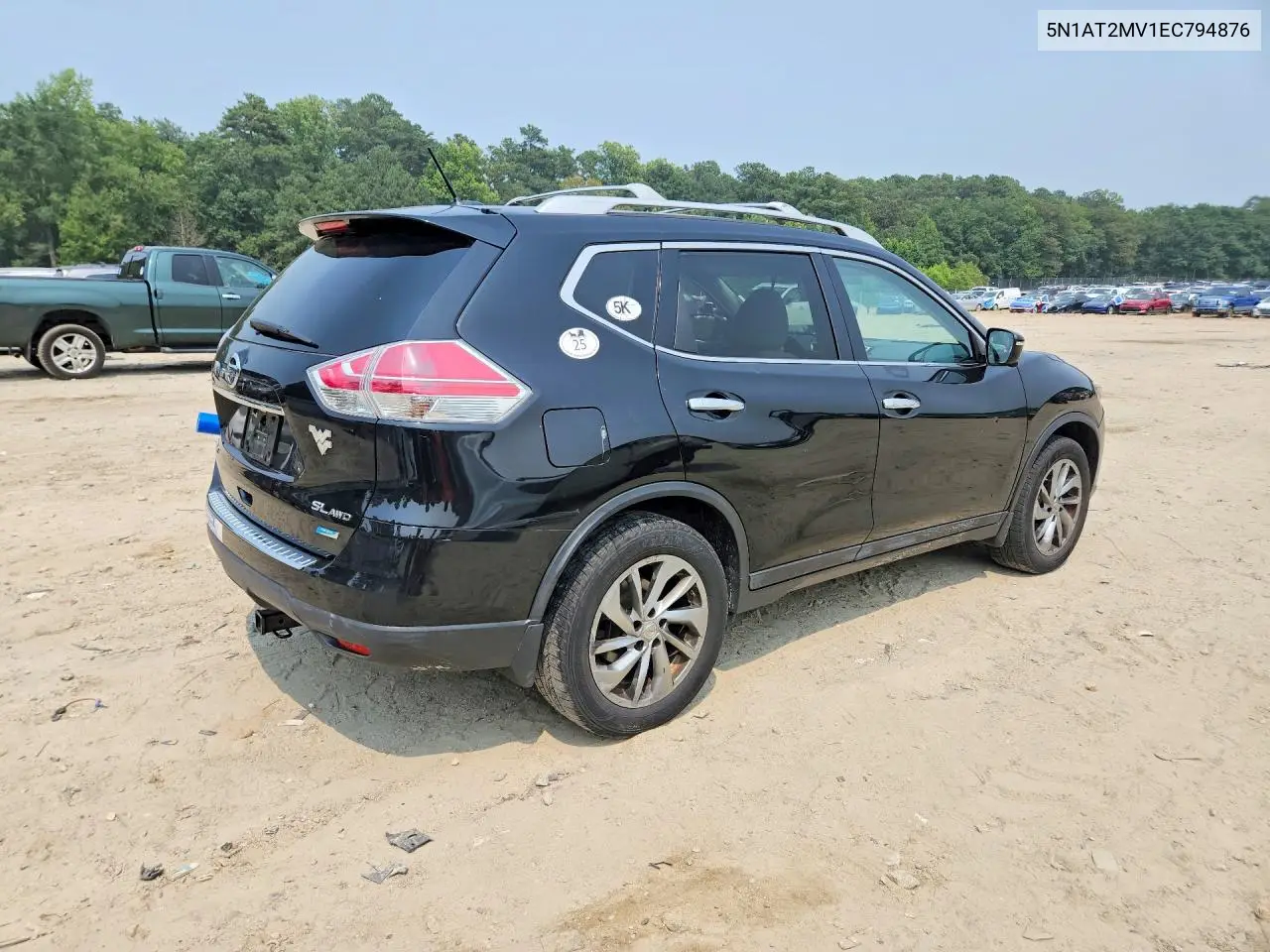 2014 Nissan Rogue Sl VIN: 5N1AT2MV1EC794876 Lot: 61404216