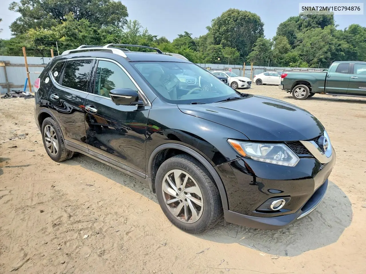 2014 Nissan Rogue Sl VIN: 5N1AT2MV1EC794876 Lot: 61404216