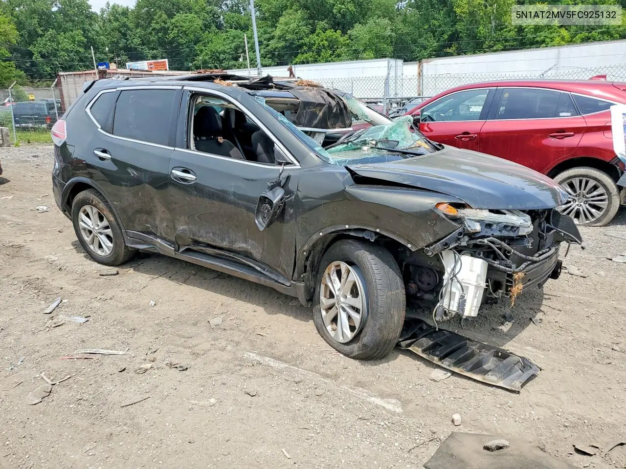 2015 Nissan Rogue Sv VIN: 5N1AT2MV5FC925132 Lot: 61065876