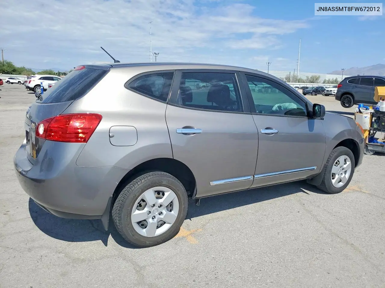 2015 Nissan Rogue Select S VIN: JN8AS5MT8FW672012 Lot: 61240496