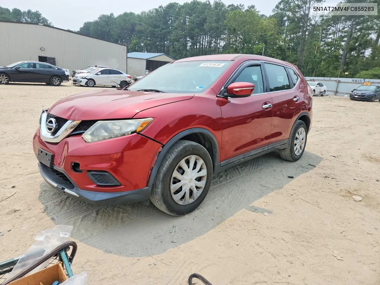 2015 Nissan Rogue S VIN: 5N1AT2MV4FC855283 Lot: 61241616