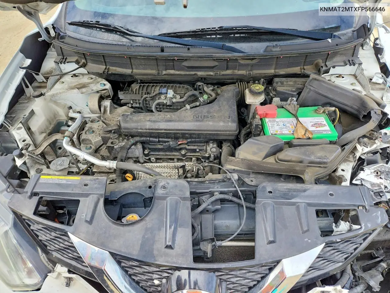 KNMAT2MTXFP566646 2015 Nissan Rogue S