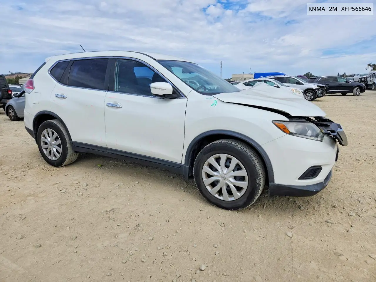 KNMAT2MTXFP566646 2015 Nissan Rogue S