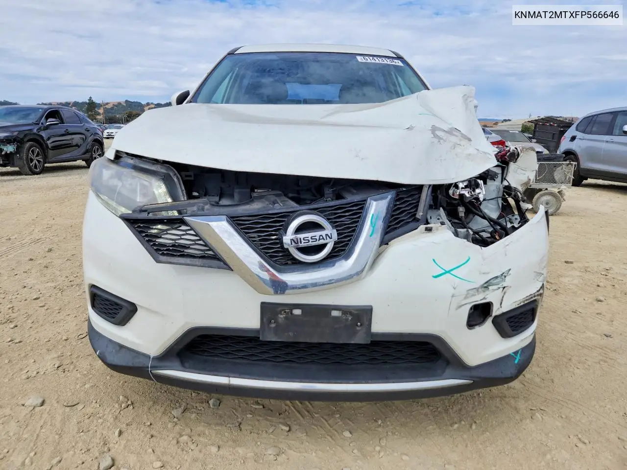 KNMAT2MTXFP566646 2015 Nissan Rogue S