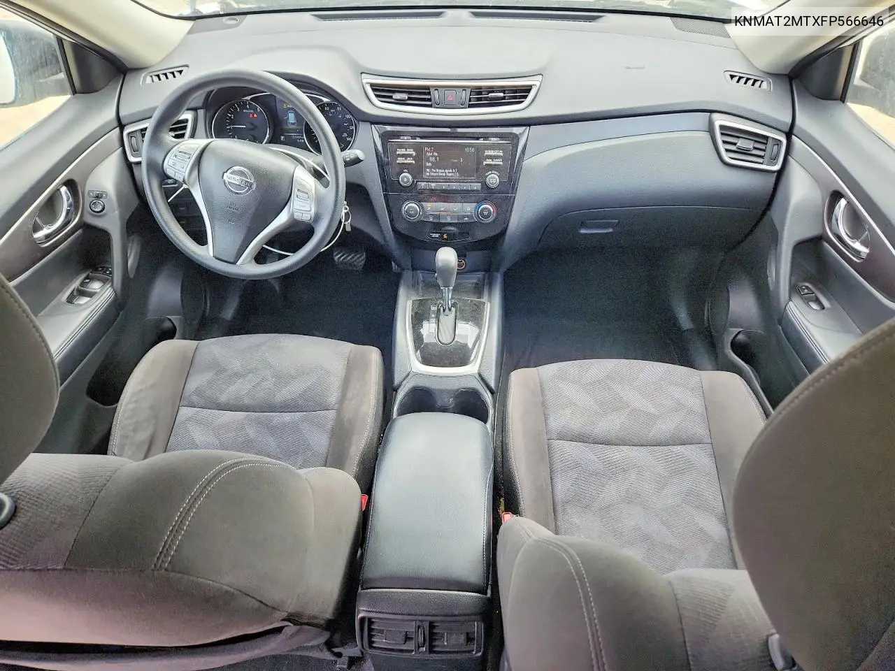 KNMAT2MTXFP566646 2015 Nissan Rogue S