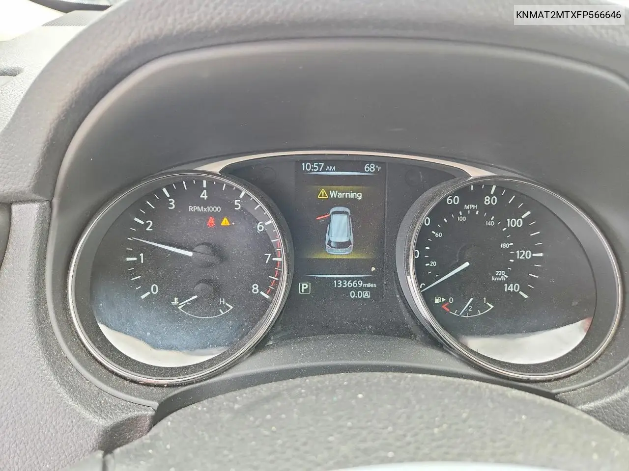KNMAT2MTXFP566646 2015 Nissan Rogue S