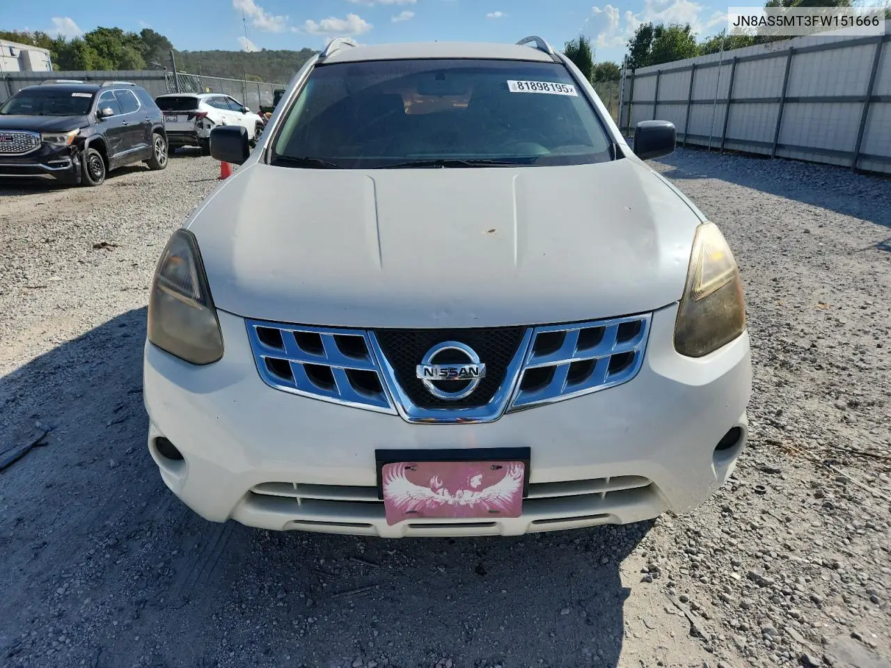 JN8AS5MT3FW151666 2015 Nissan Rogue Select S